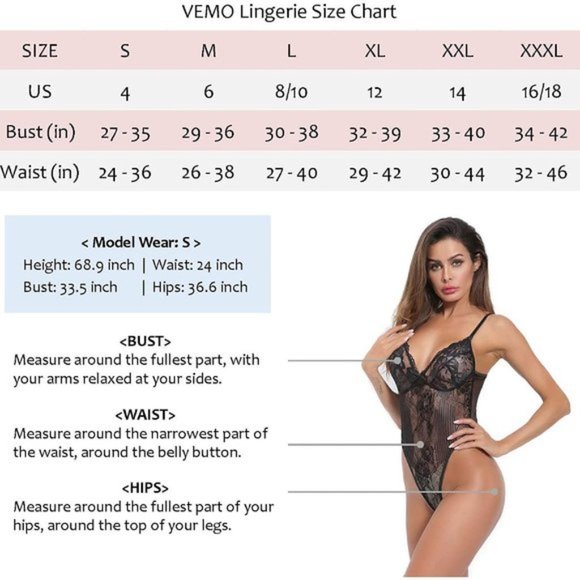 💥SOLD💥  SEXY LACE One Piece Lingerie Teddy - Picture 5 of 11